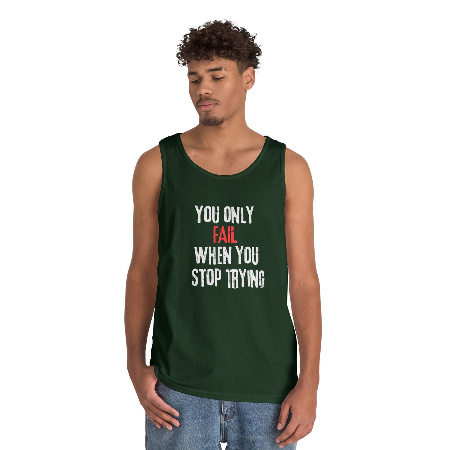 Stop Trying Tank Top