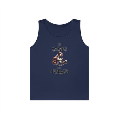 Be Savage Not Average Pit Bull Tank Top