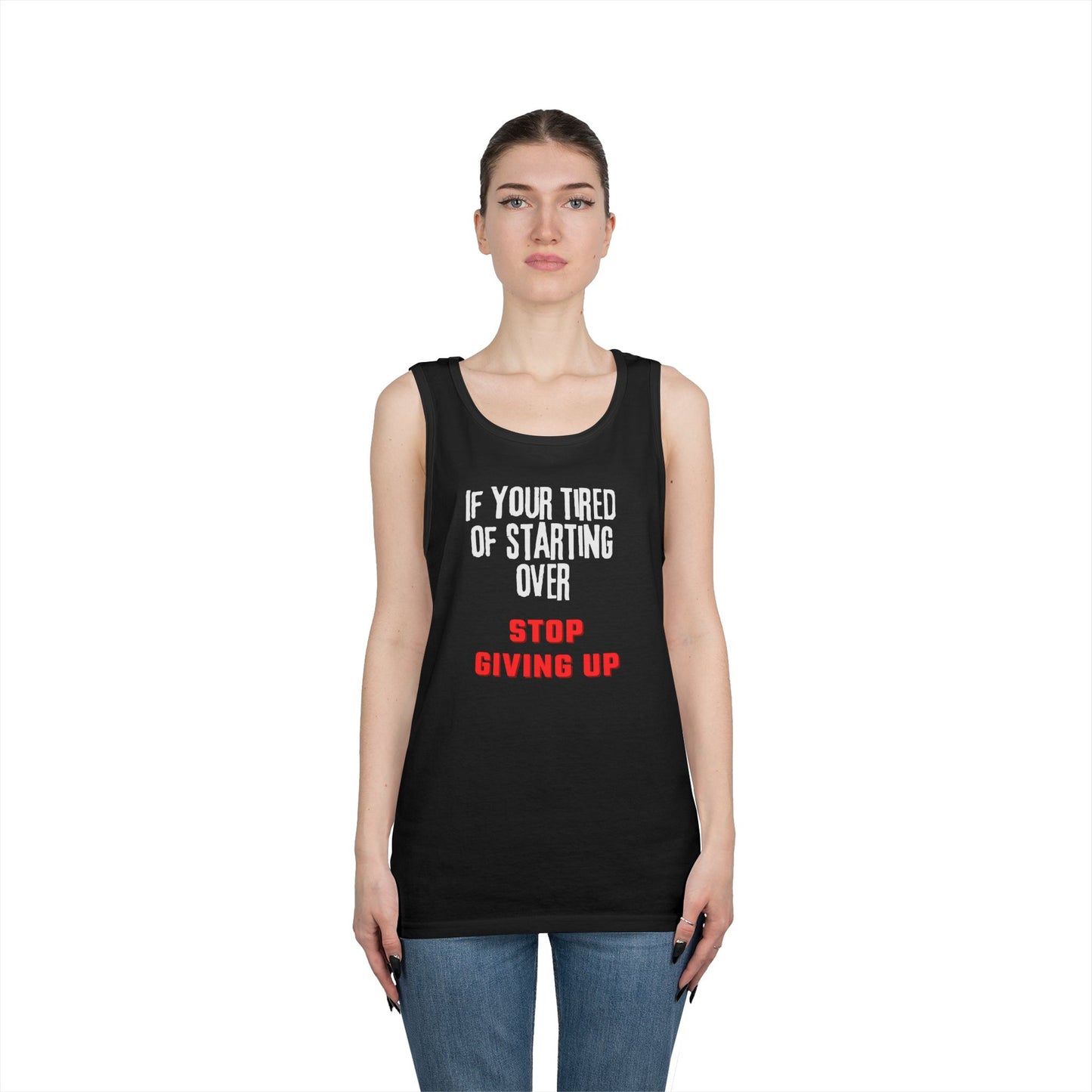 Stop Giving Up (W) Tank Top