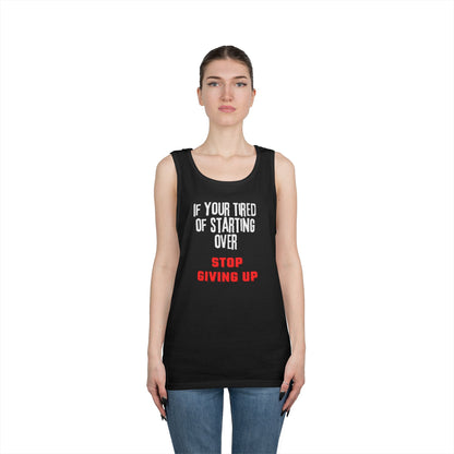 Stop Giving Up (W) Tank Top