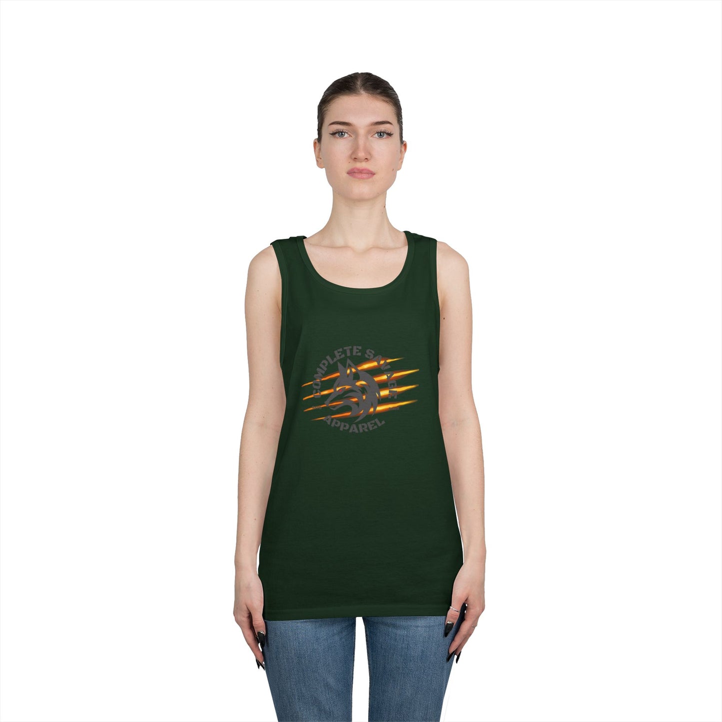 Big Logo Grey Tank Top