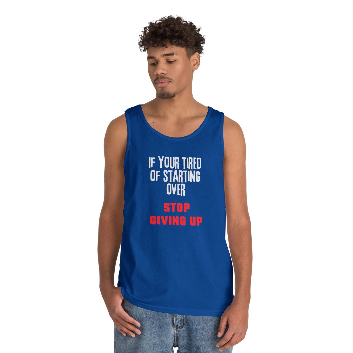 Stop Giving Up (W) Tank Top