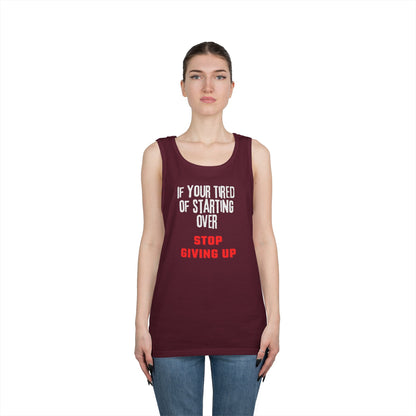 Stop Giving Up (W) Tank Top