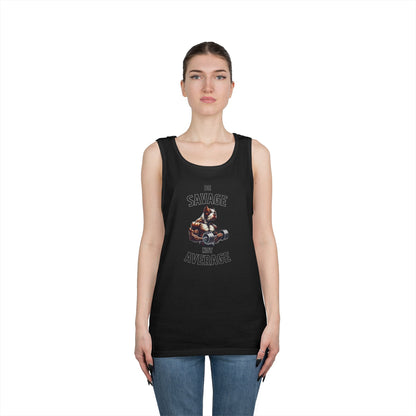Be Savage Not Average Pit Bull Tank Top