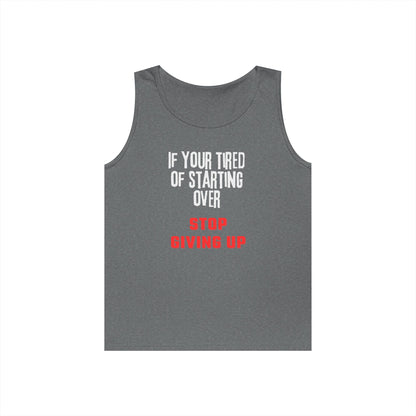 Stop Giving Up (W) Tank Top