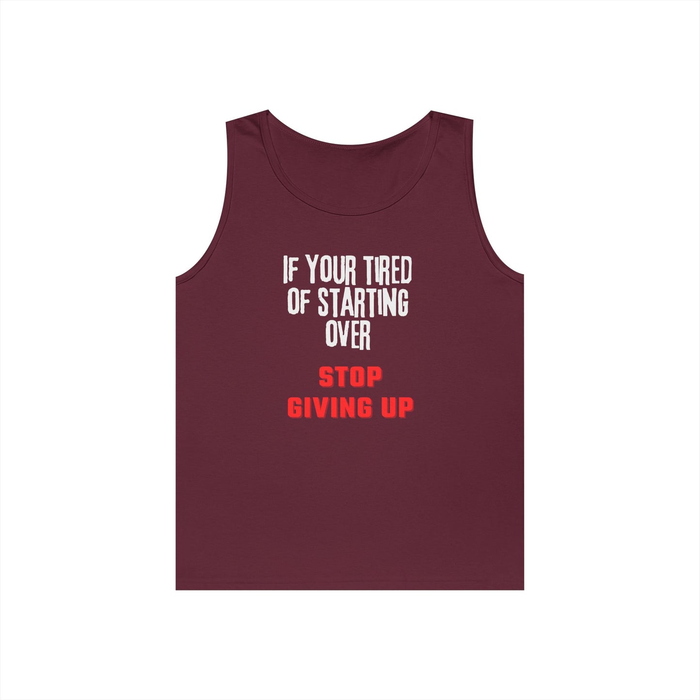 Stop Giving Up (W) Tank Top