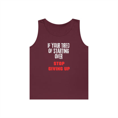 Stop Giving Up (W) Tank Top