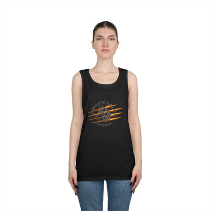 Big Logo Grey Tank Top