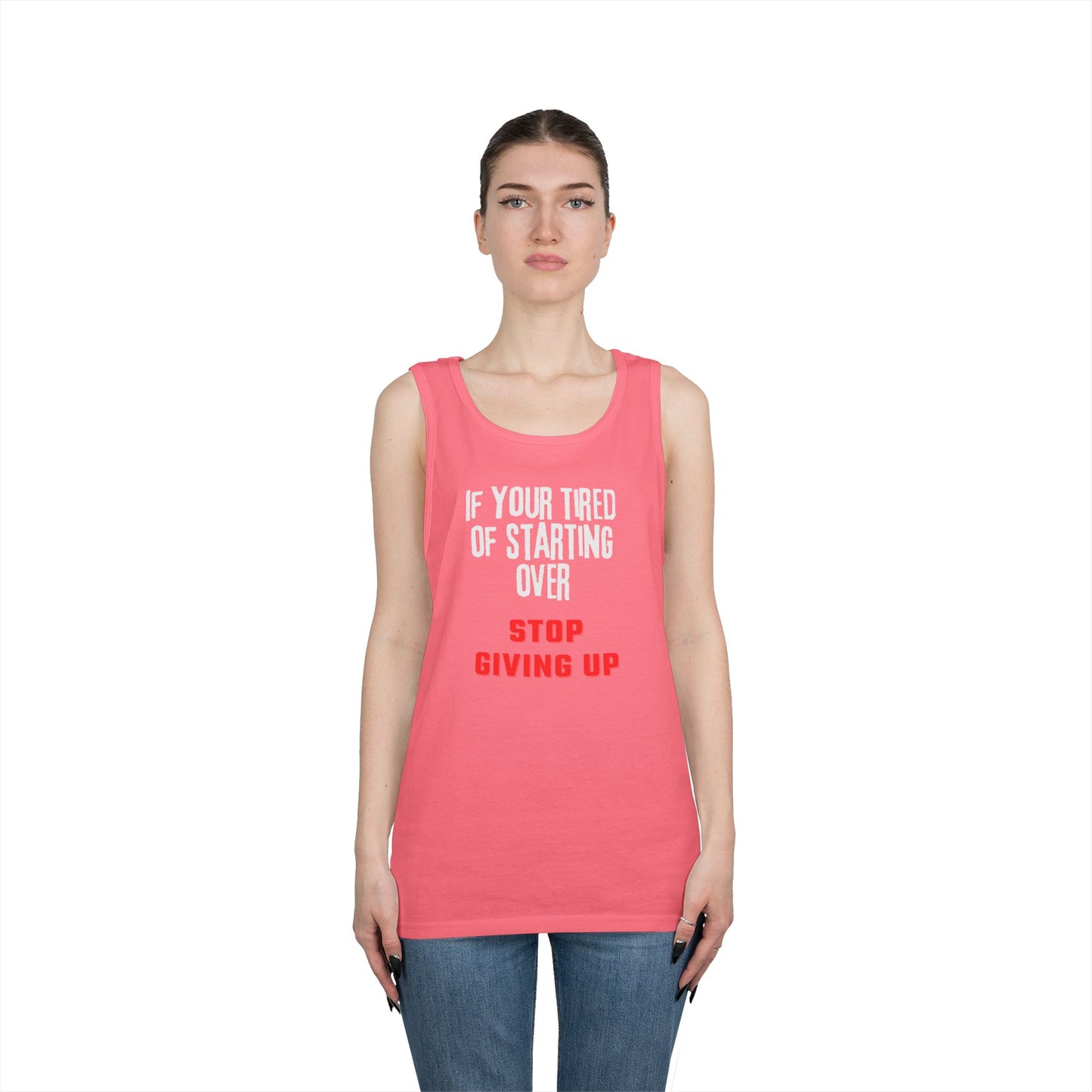 Stop Giving Up (W) Tank Top