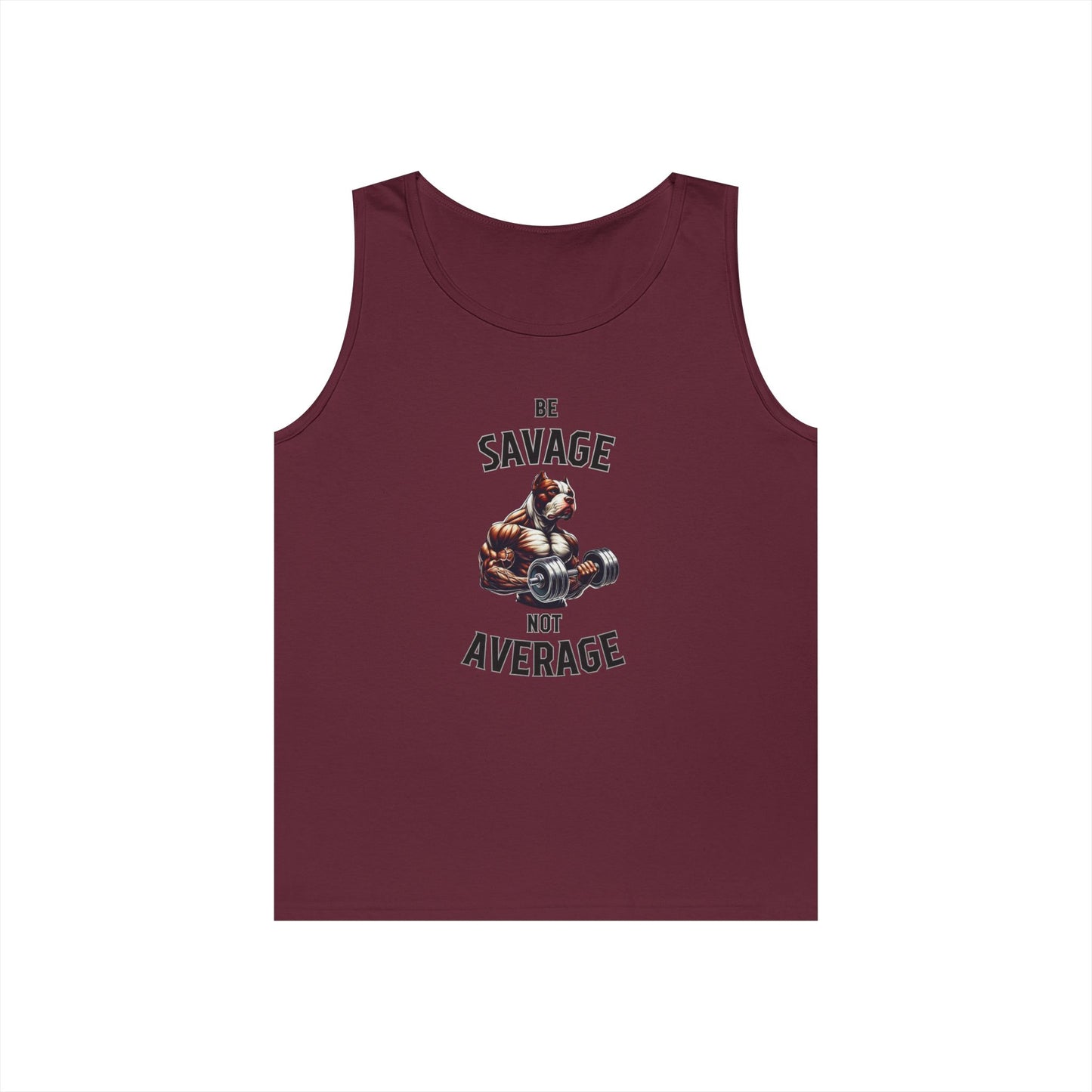 Be Savage Not Average Pit Bull Tank Top