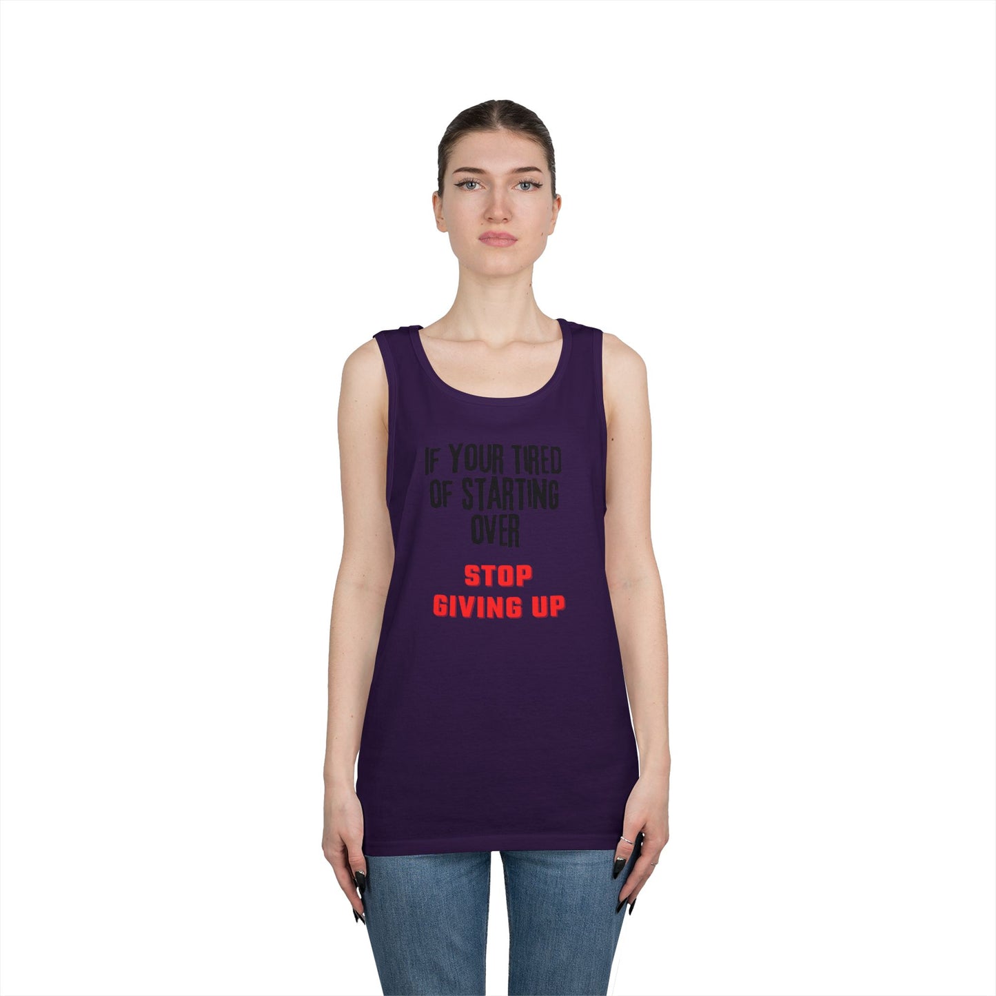 Stop Giving Up (B) Tank Top