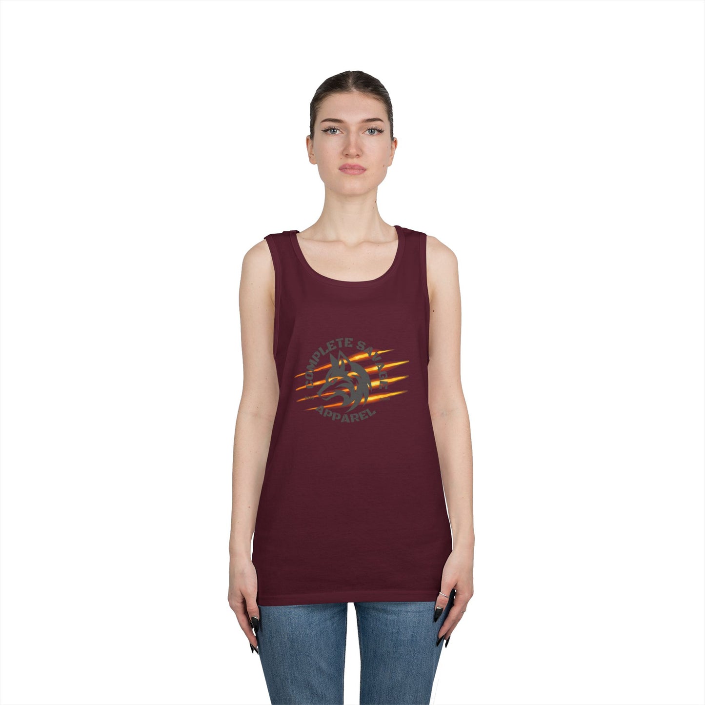 Big Logo Grey Tank Top