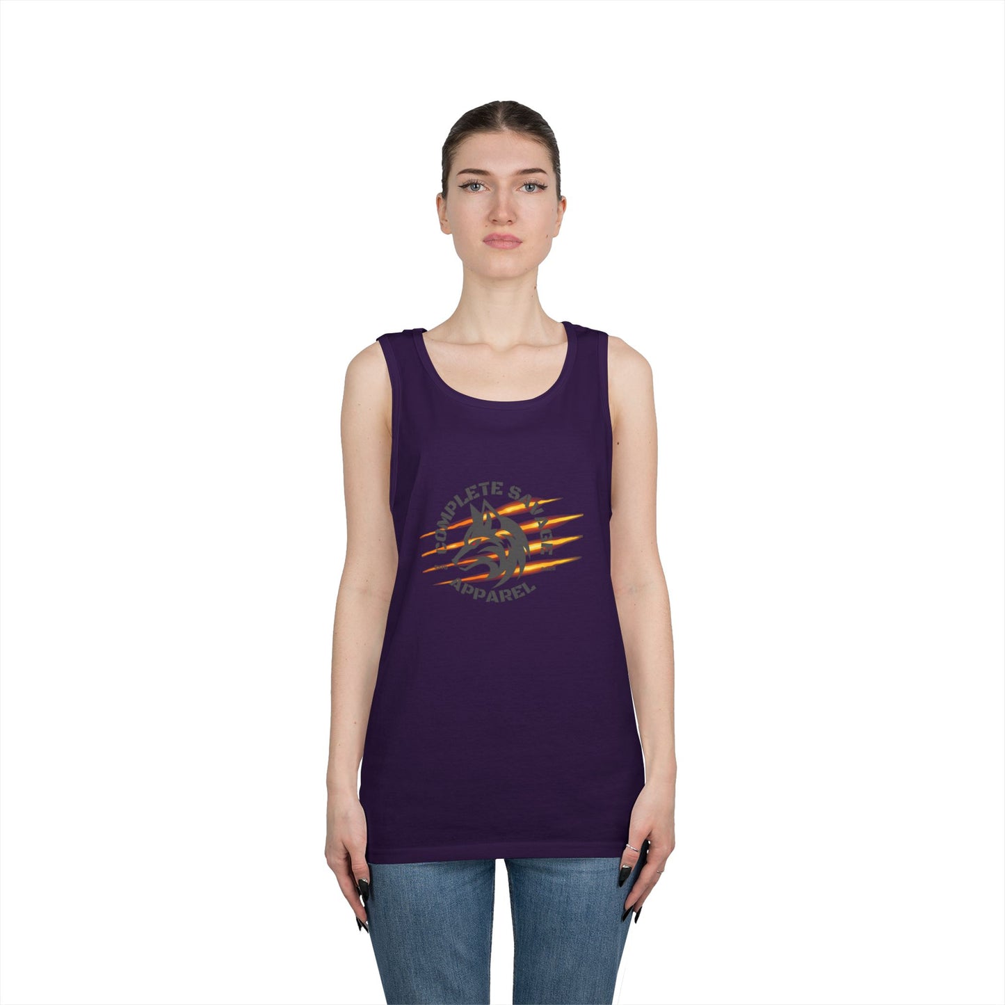 Big Logo Grey Tank Top