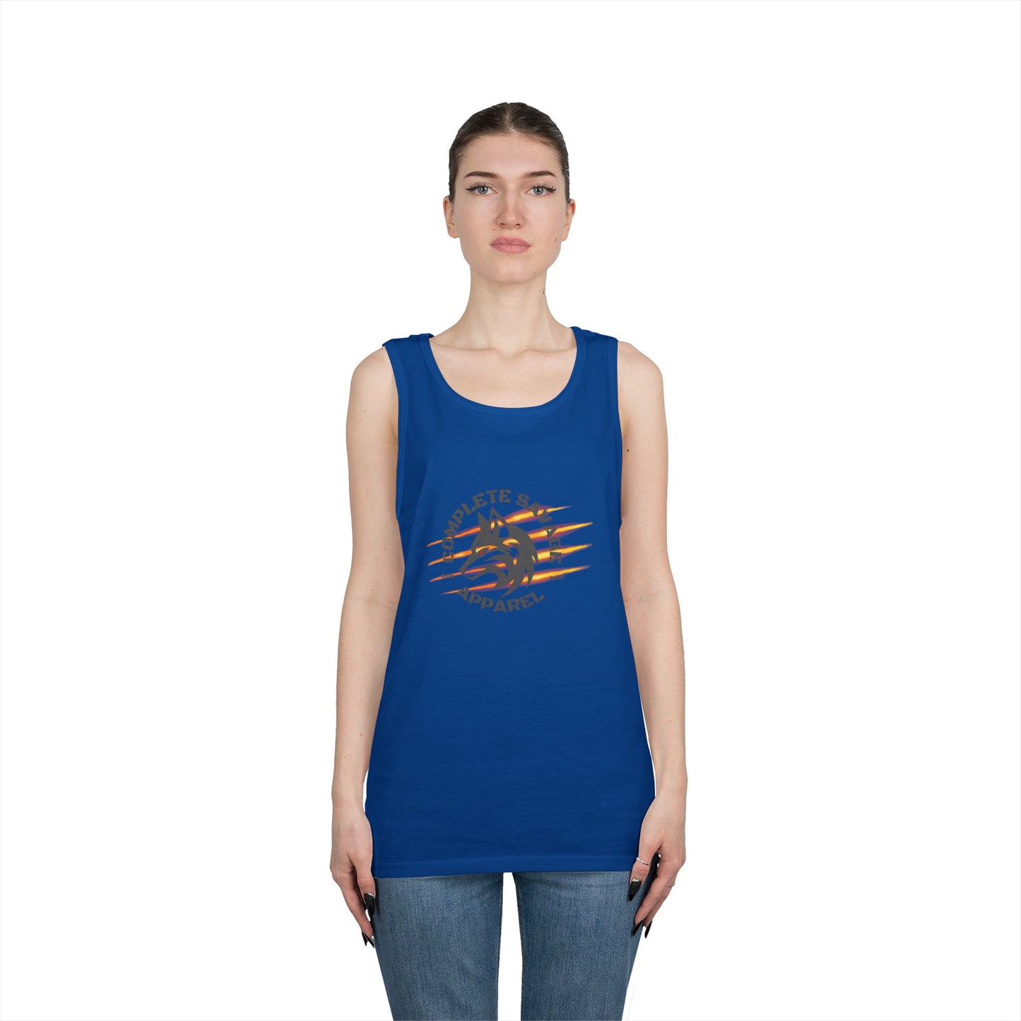 Big Logo Grey Tank Top