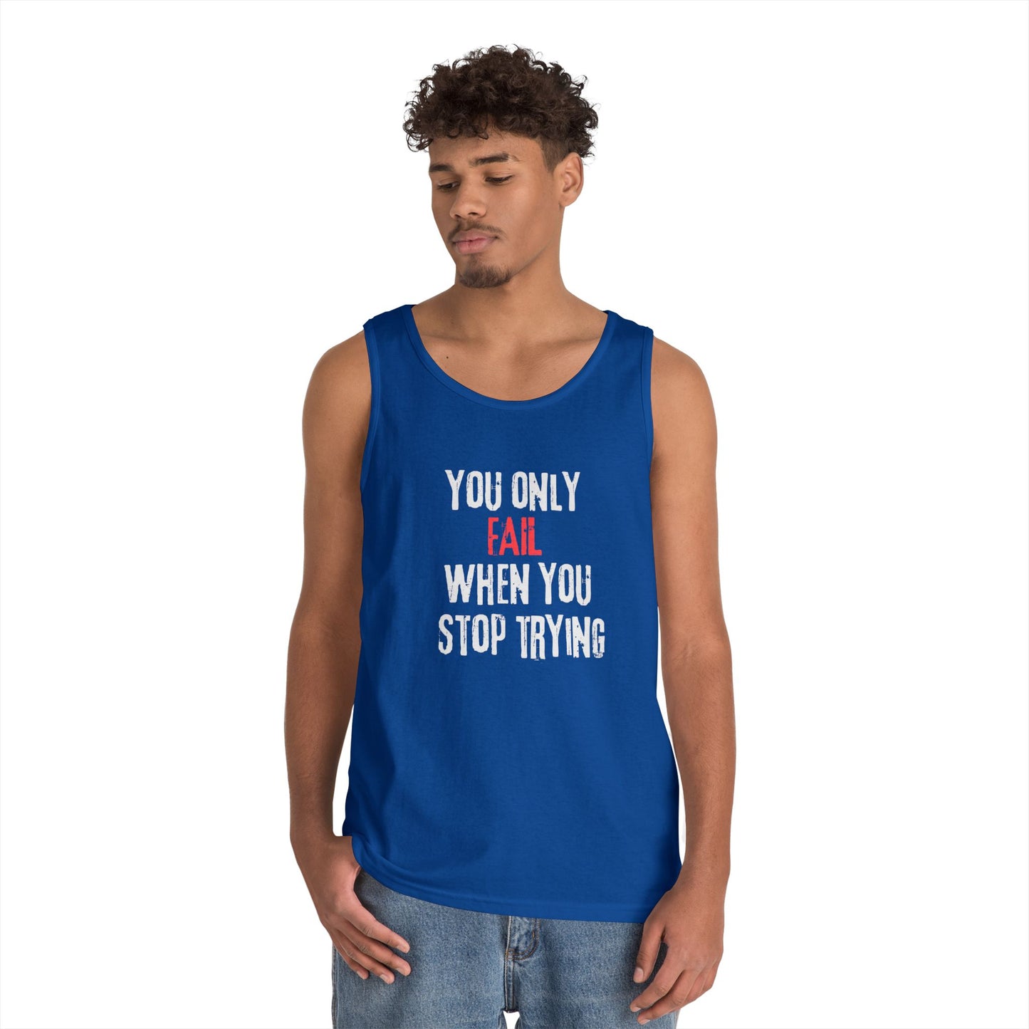 Stop Trying Tank Top