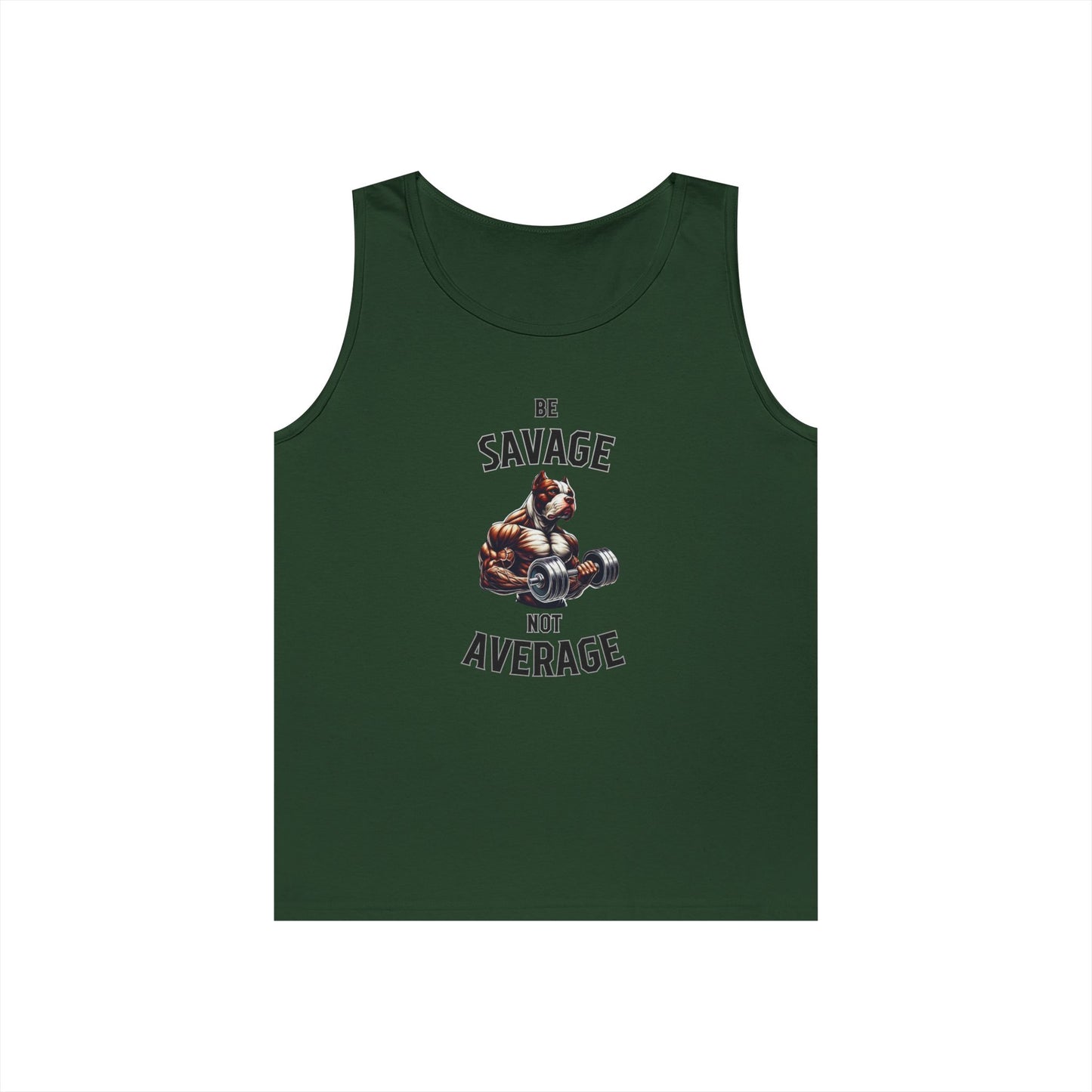 Be Savage Not Average Pit Bull Tank Top