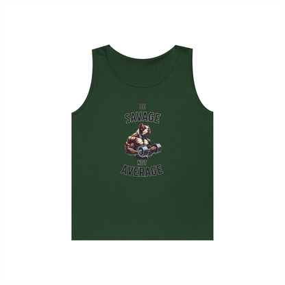 Be Savage Not Average Pit Bull Tank Top