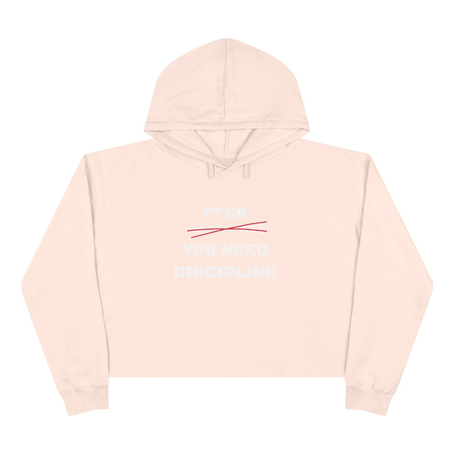Motivation Crop Hoodie