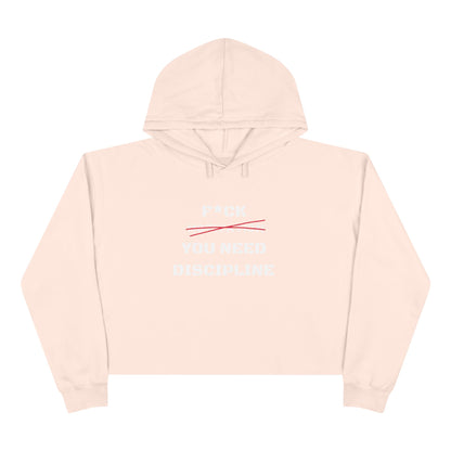 Motivation Crop Hoodie