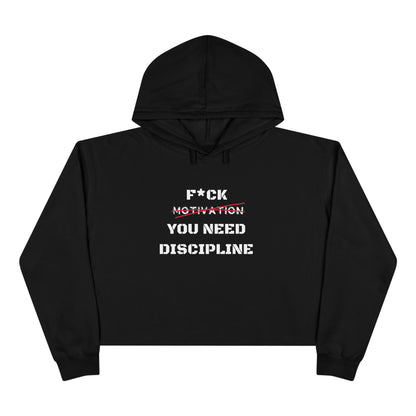Motivation Crop Hoodie