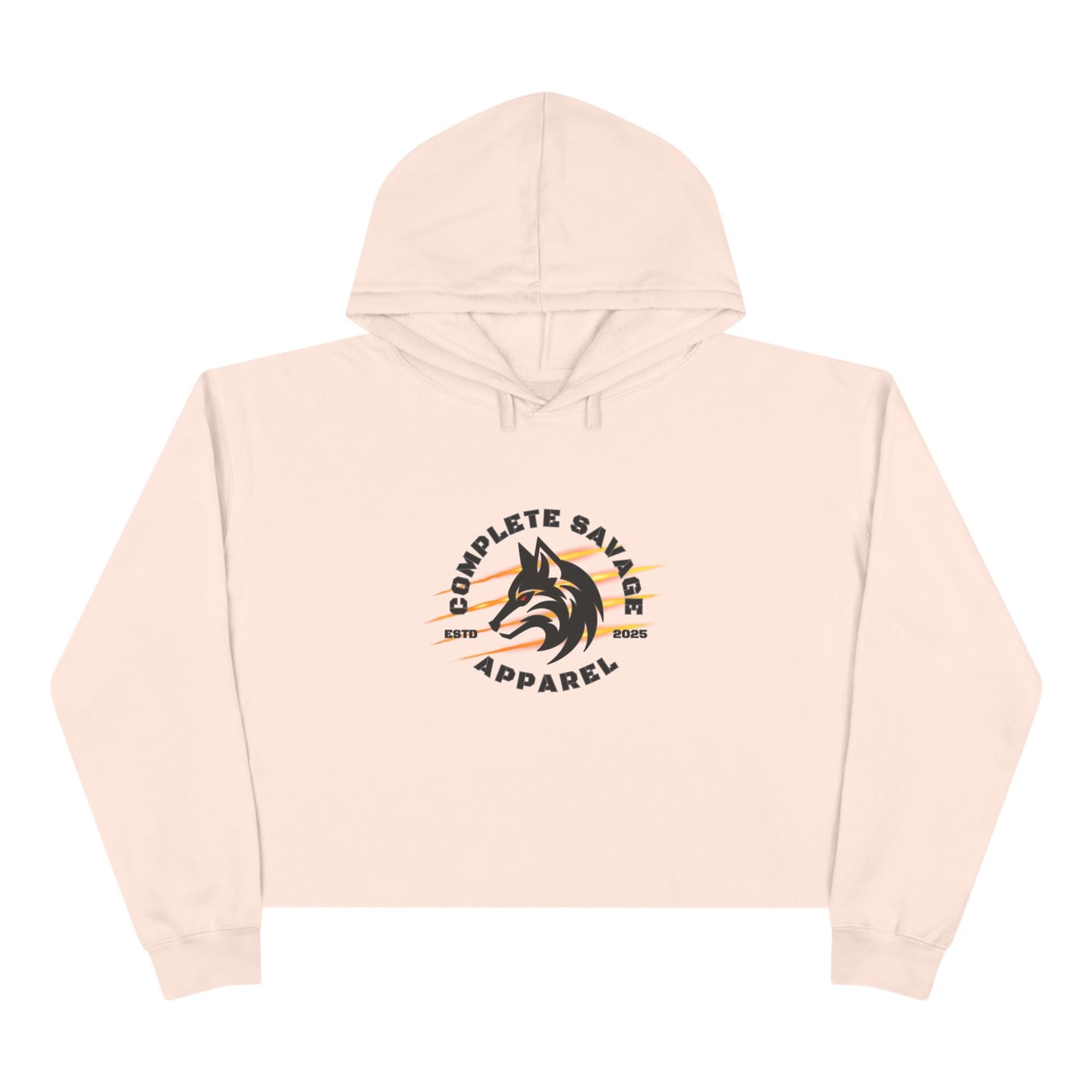 Big Logo Crop Hoodie