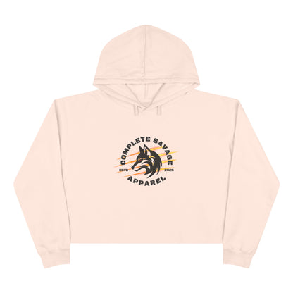 Big Logo Crop Hoodie