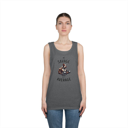 Be Savage Not Average Pit Bull Tank Top