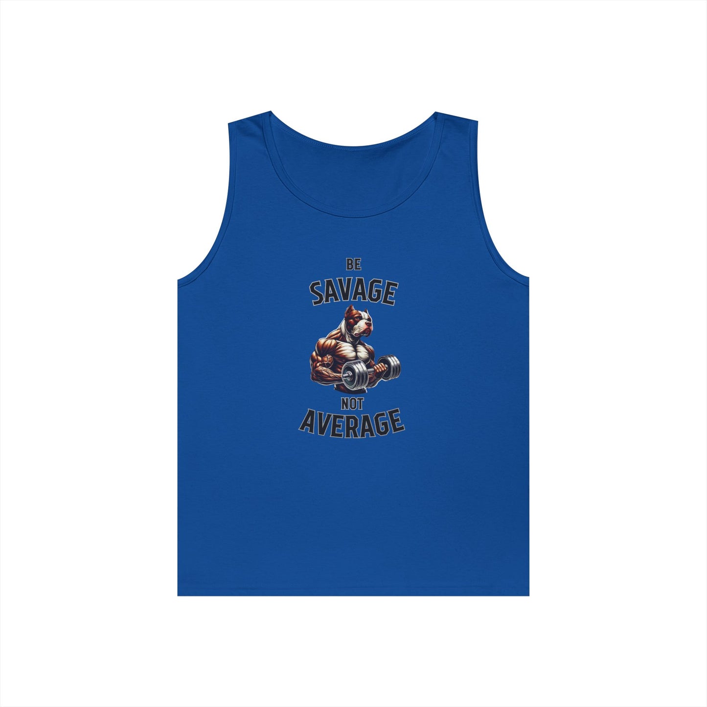 Be Savage Not Average Pit Bull Tank Top