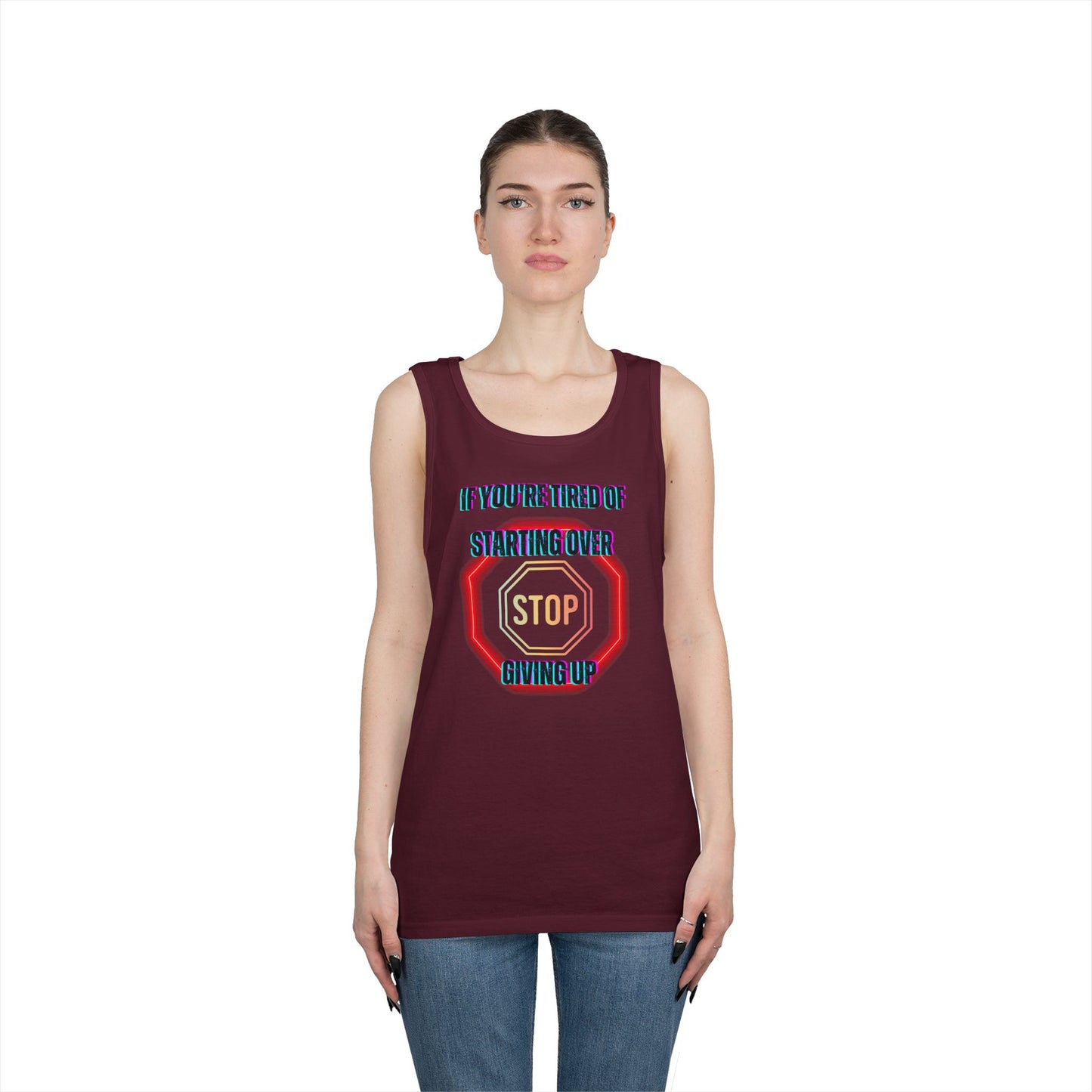 Stop Giving Up 2 Tank Top