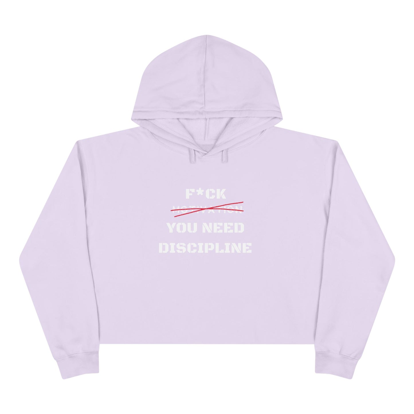 Motivation Crop Hoodie