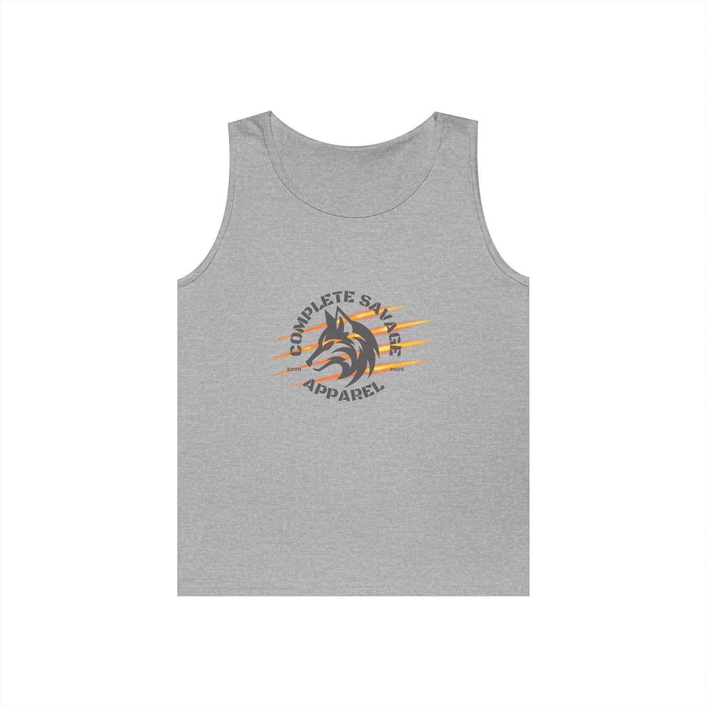 Big Logo Grey Tank Top