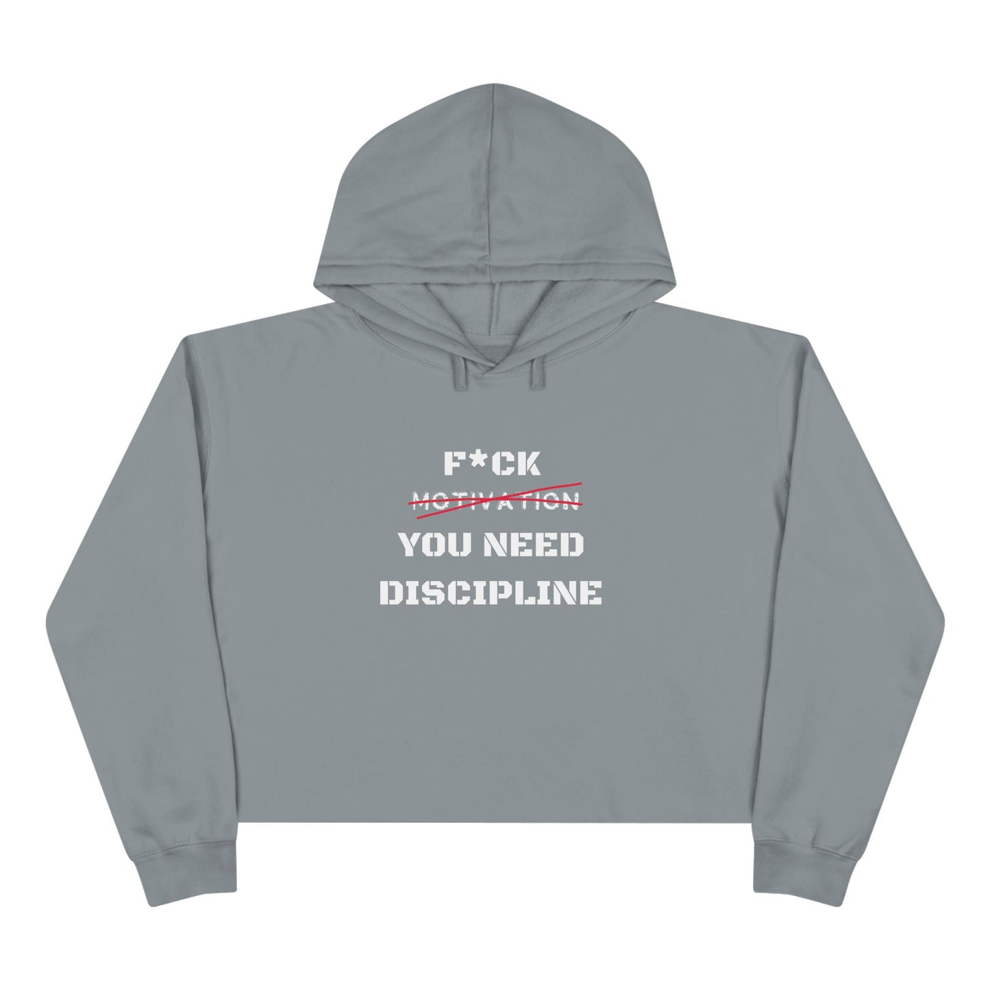 Motivation Crop Hoodie