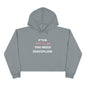 Motivation Crop Hoodie