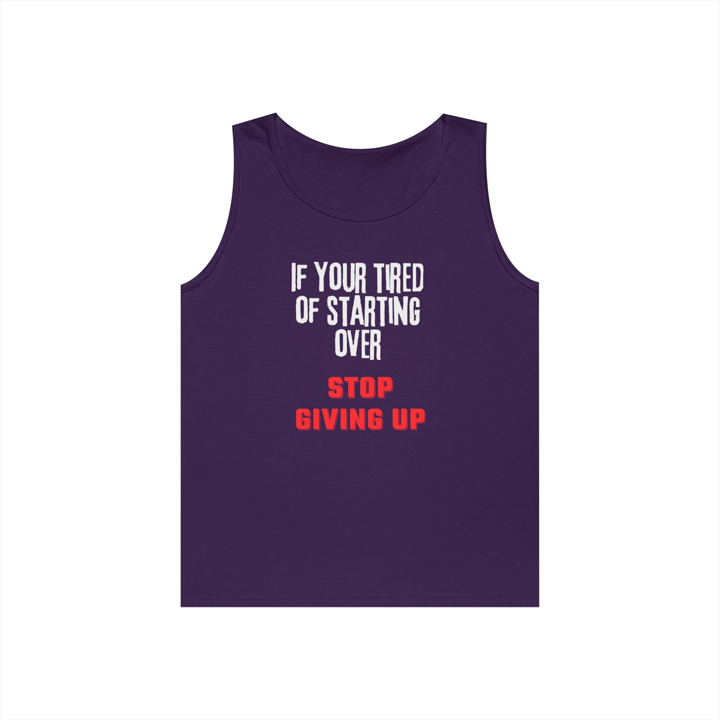 Stop Giving Up (W) Tank Top