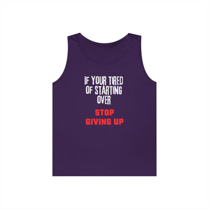 Stop Giving Up (W) Tank Top
