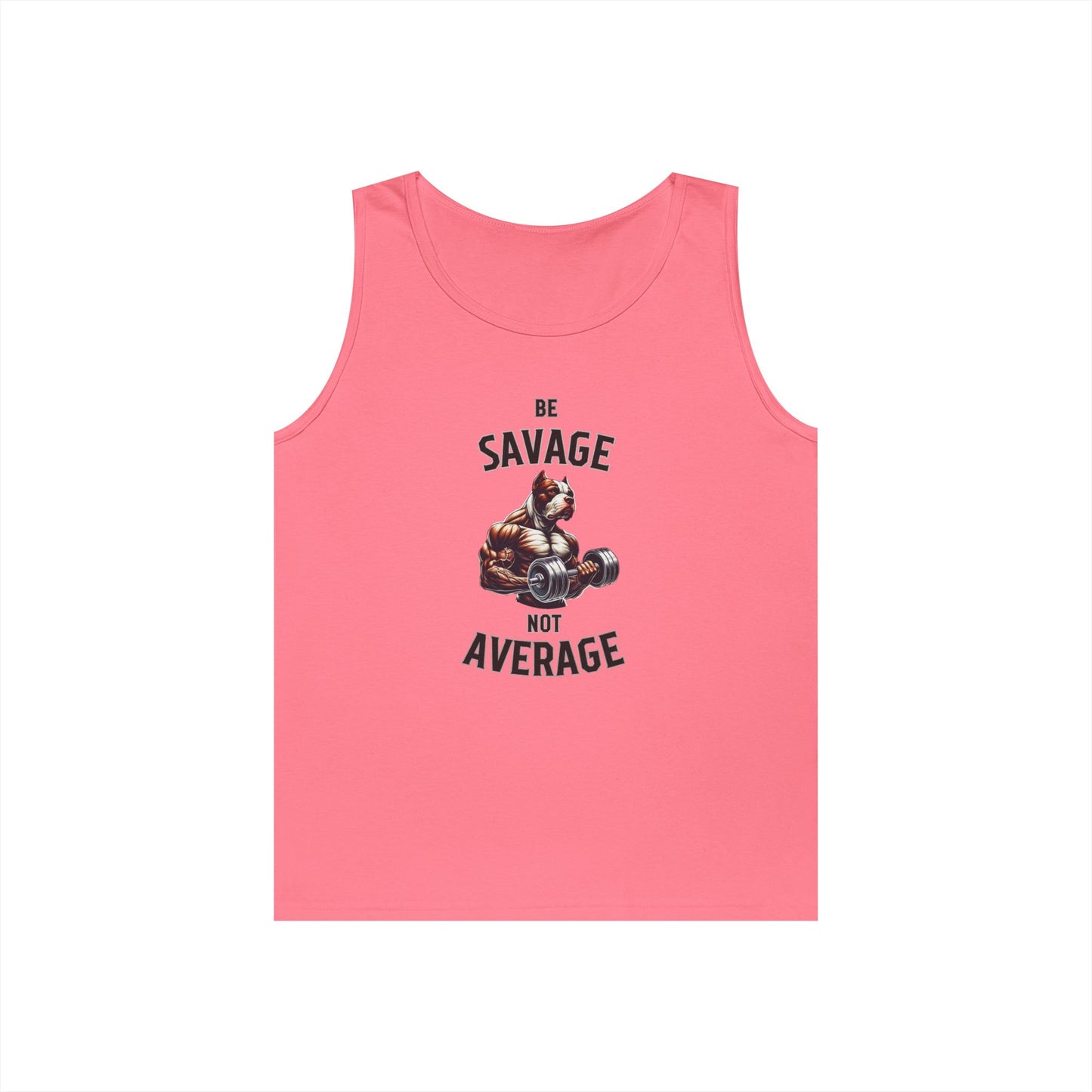 Be Savage Not Average Pit Bull Tank Top
