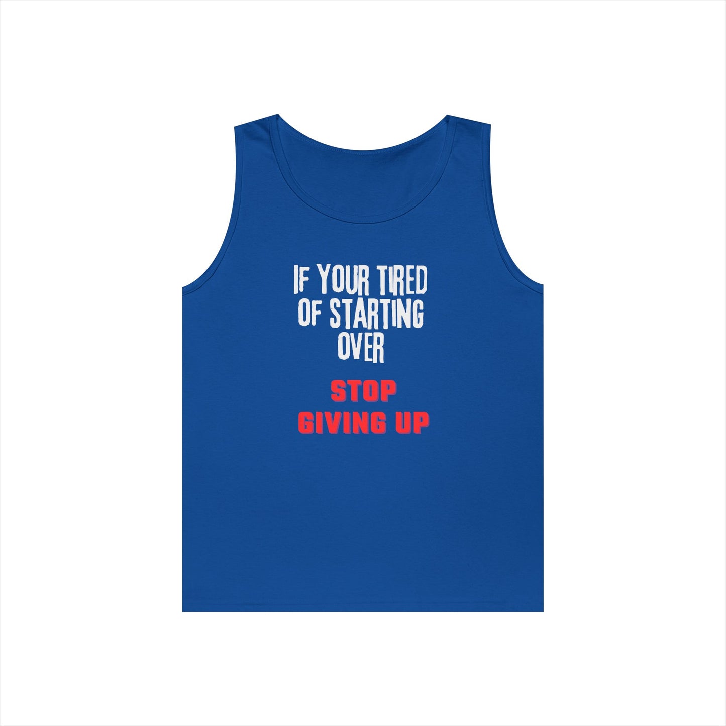 Stop Giving Up (W) Tank Top