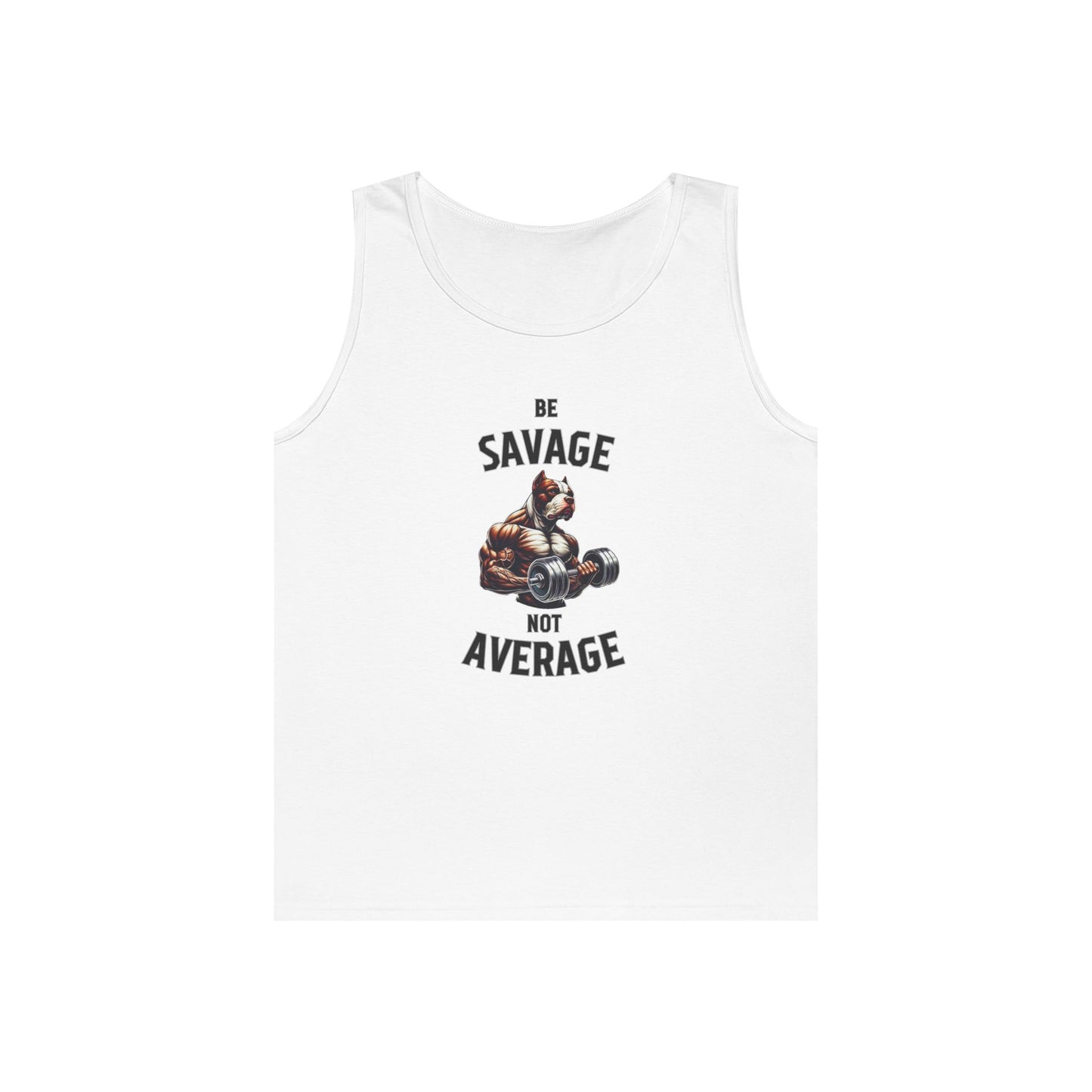 Be Savage Not Average Pit Bull Tank Top