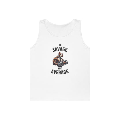 Be Savage Not Average Pit Bull Tank Top