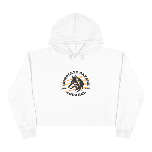 Big Logo Crop Hoodie