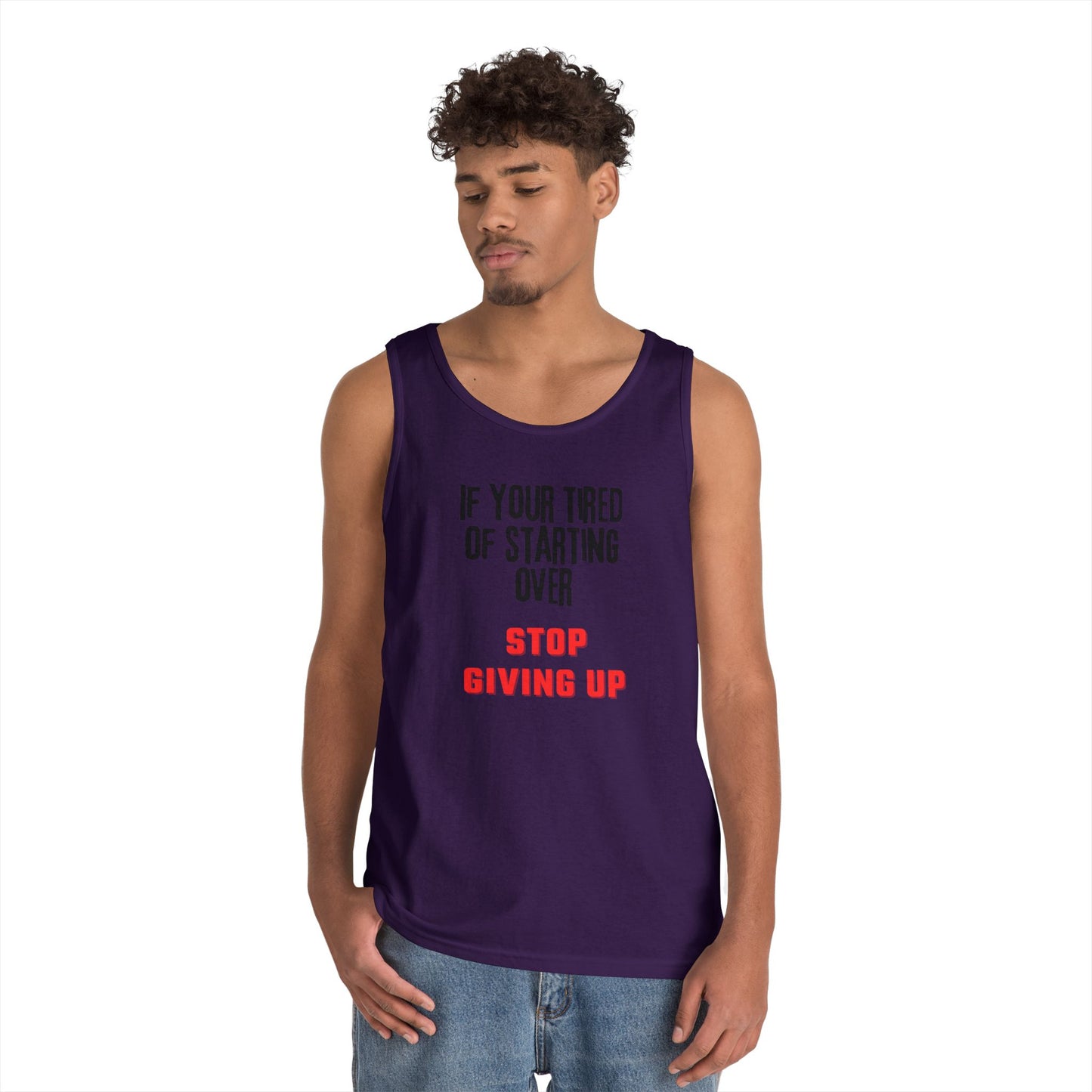 Stop Giving Up (B) Tank Top