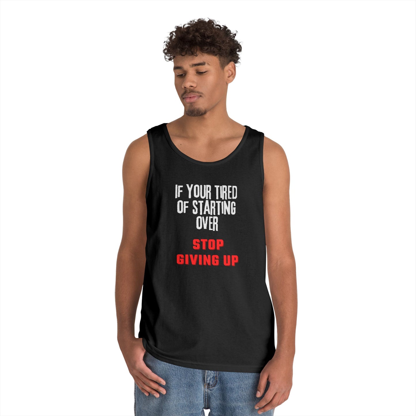 Stop Giving Up (W) Tank Top