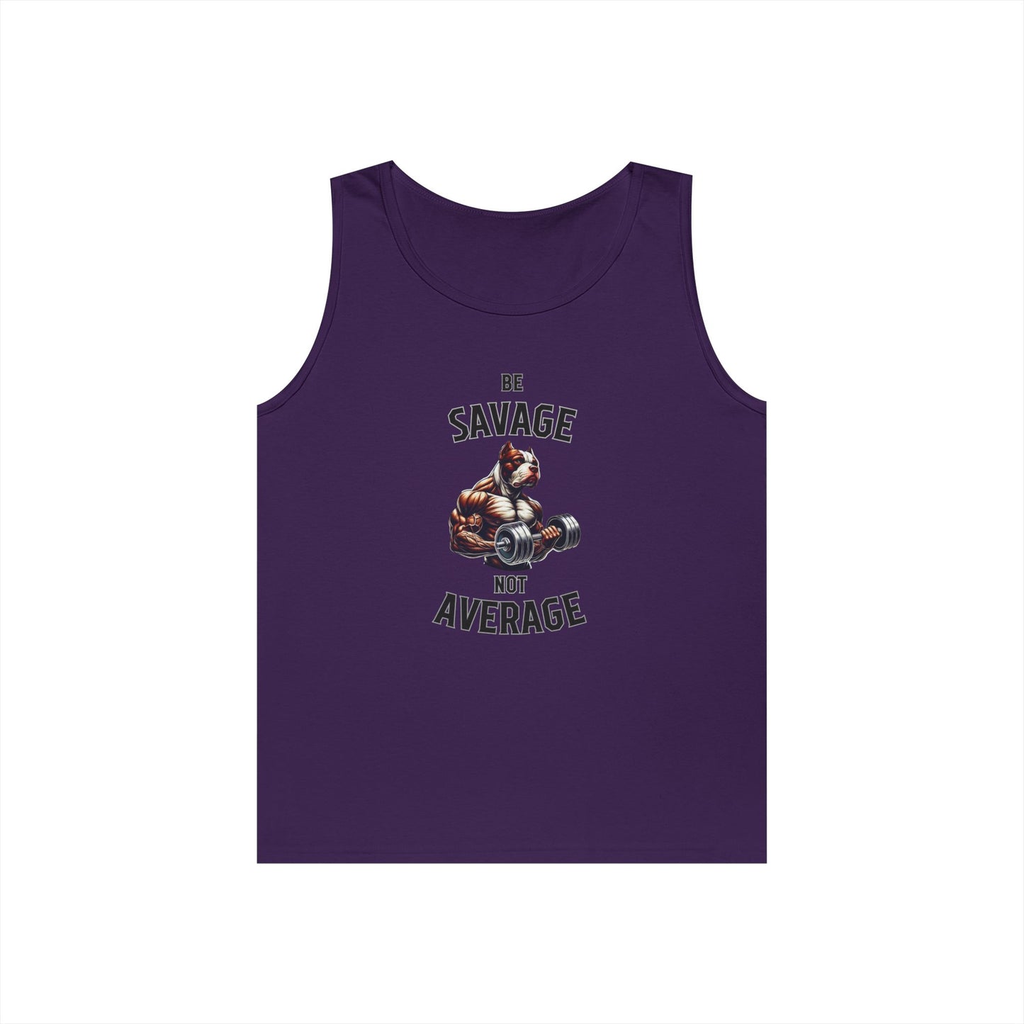 Be Savage Not Average Pit Bull Tank Top