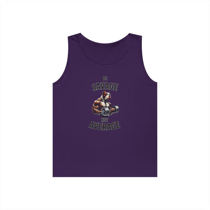 Be Savage Not Average Pit Bull Tank Top