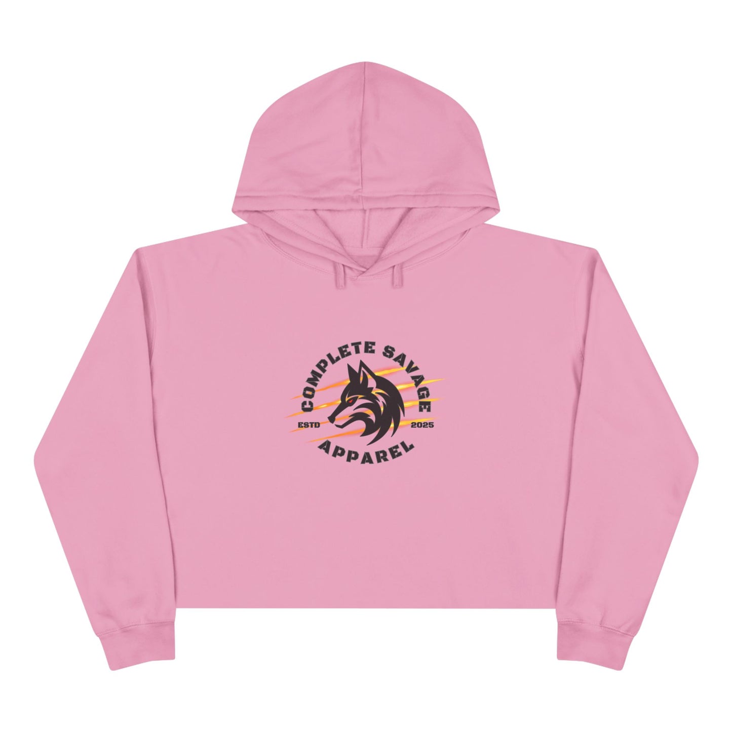 Big Logo Crop Hoodie