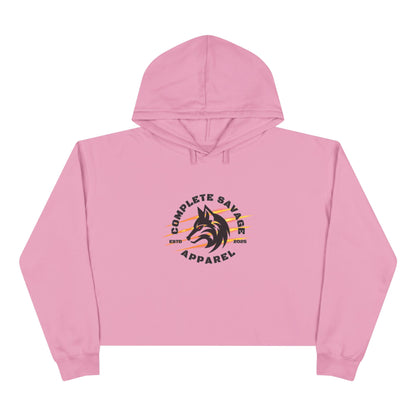 Big Logo Crop Hoodie