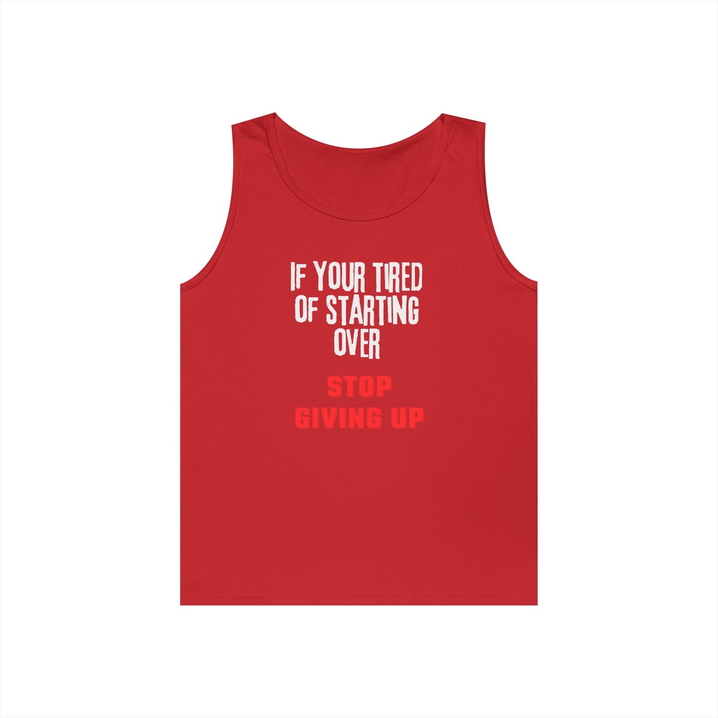 Stop Giving Up (W) Tank Top