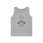 Be Savage Not Average Skull (Grey) Tank Top