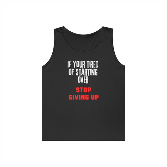 Stop Giving Up (W) Tank Top