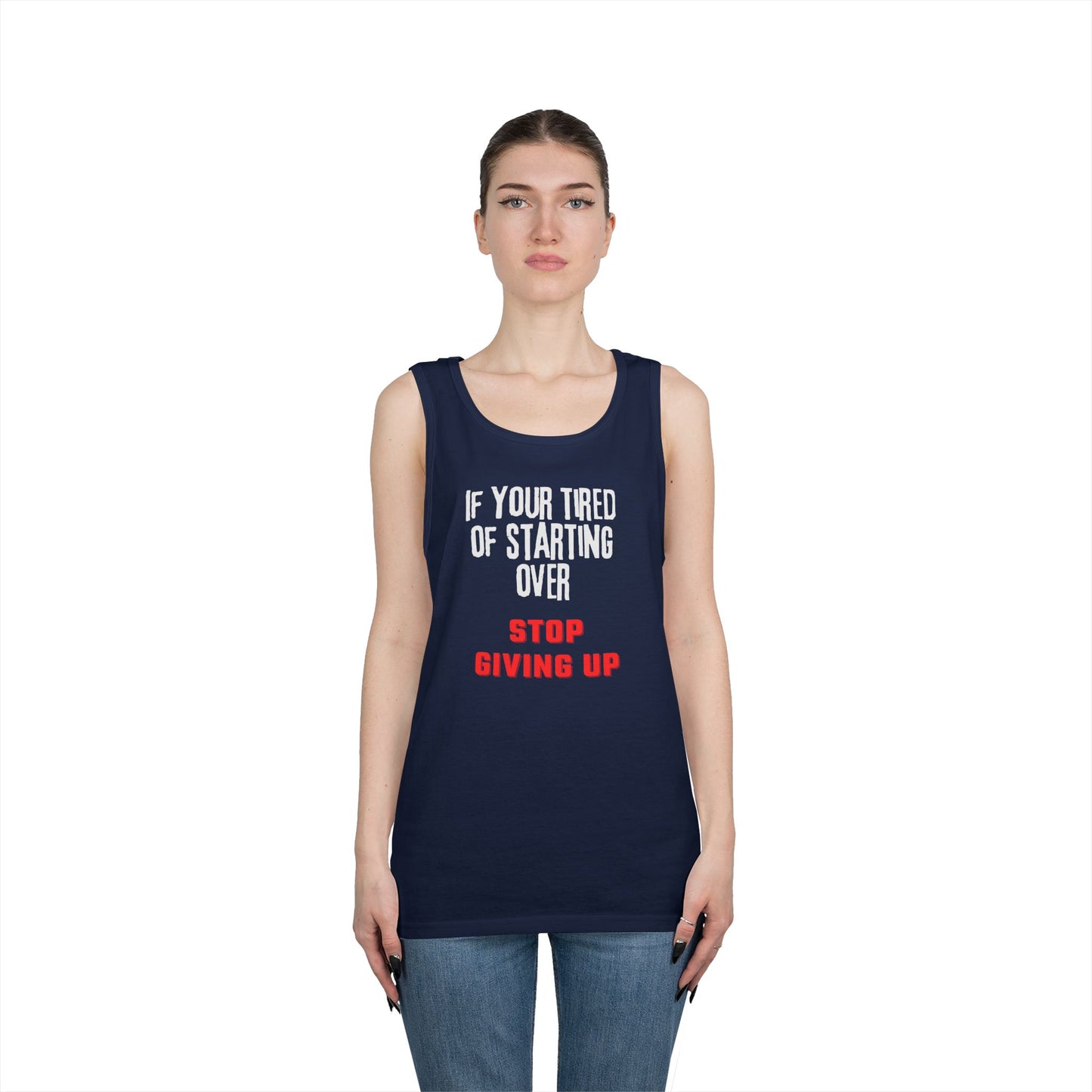 Stop Giving Up (W) Tank Top